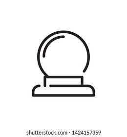 magic ball icon, logo design