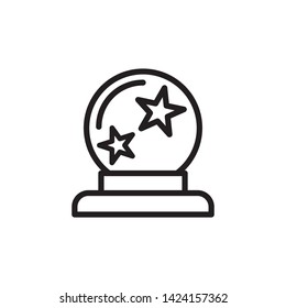 magic ball icon, logo design
