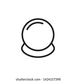 magic ball icon, logo design