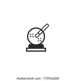 magic ball icon. sign design