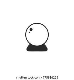 magic ball icon. sign design