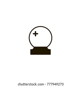 magic ball icon. sign design