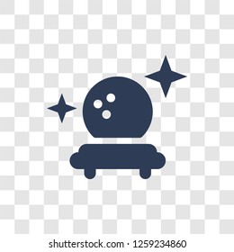 Magic ball icon. Trendy Magic ball logo concept on transparent background from Circus collection