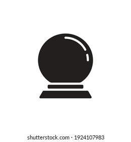 Magic Ball Icon In Vector. Logotype