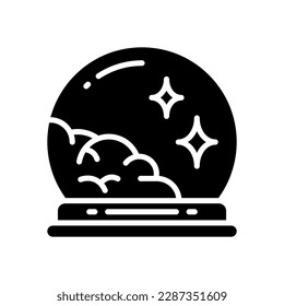 icono de bola mágica para tu sitio web, móvil, presentación y diseño de logotipo.