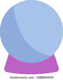 Magic ball, illustration, vector, on a white background.