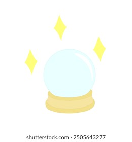 Magic ball isolated on white background