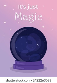 Magic ball with stars. It's just magic