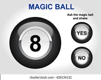 Balón mágico. Ball sí / no