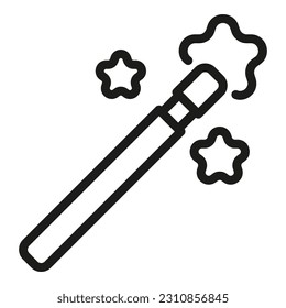 Magic band icon outline vector. Editor pen. Edit tool