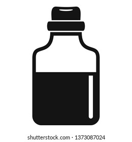 Magic blood flask icon. Simple illustration of magic blood flask vector icon for web design isolated on white background