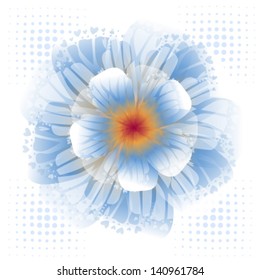 magic blue flower