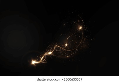 Magic blue wind png festive isolated on transparent background. blue comet png with sparkling stars and dust. Powder dust light PNG. Magic shining blue dust. Fine shiny dust bokeh particles.