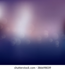 Magic blurred abstract background with highlights. Vector illustration. 
