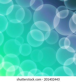 Magic blurred bokeh bright circles vector background