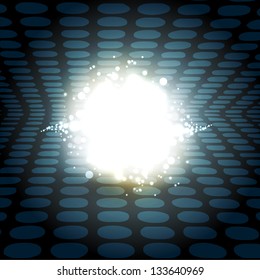 magic blurred and brilliant light abstract background. vector design