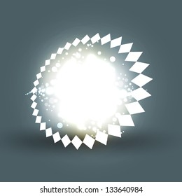 magic blurred and brilliant light abstract background. vector design