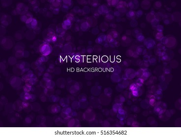 Magic bokeh background. Mysterious, modern background for presentations.