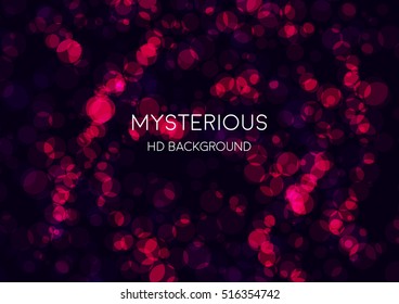 Magic bokeh background. Mysterious, modern background for presentations.