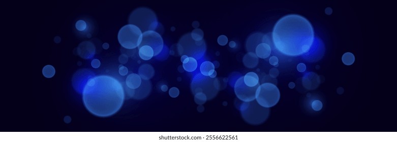 Magic bokeh and lights. Abstract bright effect of light and flash.