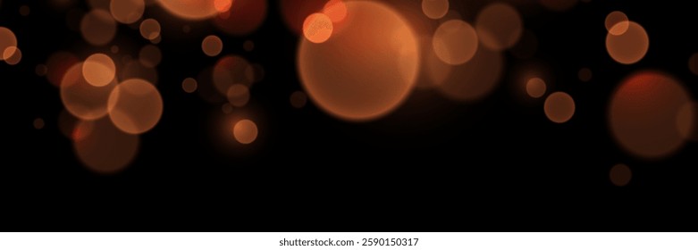 Magic bokeh and sparkles of light, glitter light effect.
