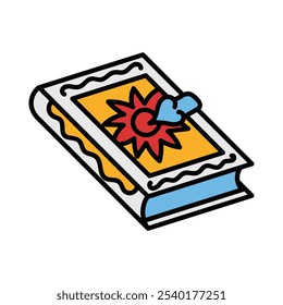 Magic Book Doodle Illustration - 03