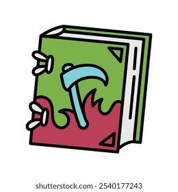 Magic Book Doodle Illustration - 06