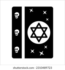 Magic Book Icon , Vector Graphics