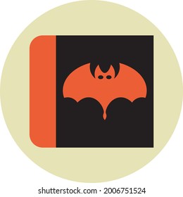 Libro mágico, ilustración, vector sobre fondo blanco.