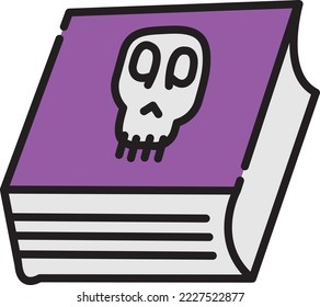 Magic book image
 ,Halloween celebration picture illustration, can be applied as emoji, icon, character and other digital needs.