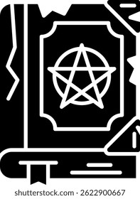 Magic book Line vector Icon Design