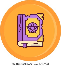 Magic book Line vector Icon Design