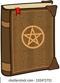 Magic Book With Pentagram