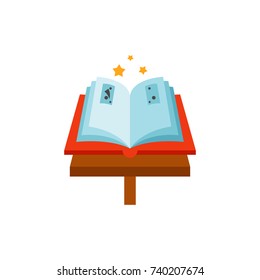 Magic Book Vector Icon