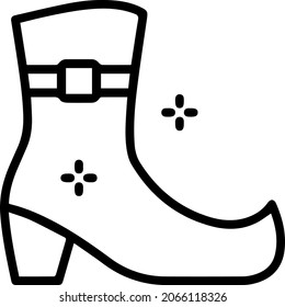 Magic Boot Icon Out Line Vector Stock Vector (Royalty Free) 2066118326 ...