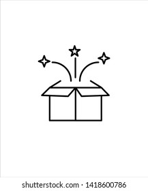 magic box line icon,vector best line icon.
