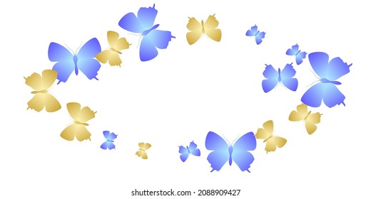 Magic bright butterflies cartoon vector wallpaper. Spring funny moths. Simple butterflies cartoon children background. Gentle wings insects patten. Garden beings.