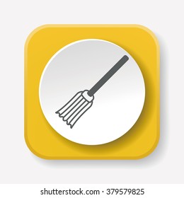Magic broom icon