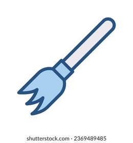 Magic broom icon, Vector Graphics