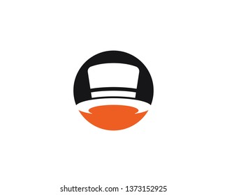 Magic cap logo concept,vector illustration design 