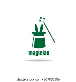 Magic cap for magic with a rabbit icon