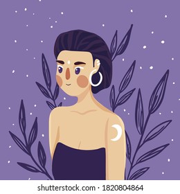 Ilustración vectorial de dibujos animados mágicos