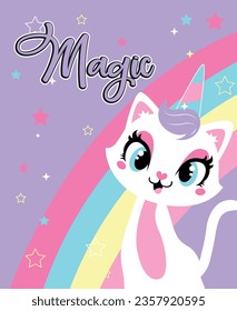 MAGIC CAT LOVE STAR SMILE