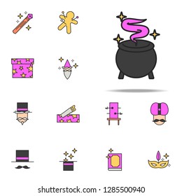 magic cauldron icon. magic icons universal set for web and mobile