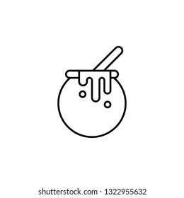 magic cauldron outline icon. Signs and symbols can be used for web, logo, mobile app, UI, UX