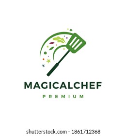 Magic Chef Food Logo Vector Icon Illustration