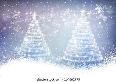 Magic christmas background