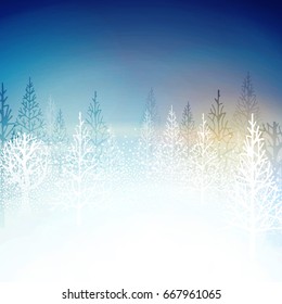 magic christmas background