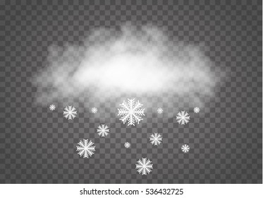 The Magic Christmas Cloud. Christmas background 