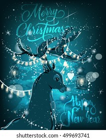 magic christmas deer